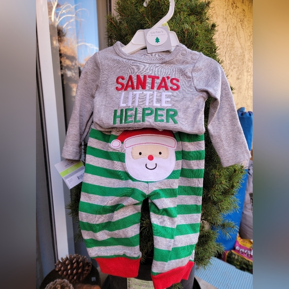 Carter's Other - Carter's. Baby Christmas‎ outfit. Santa's little helper